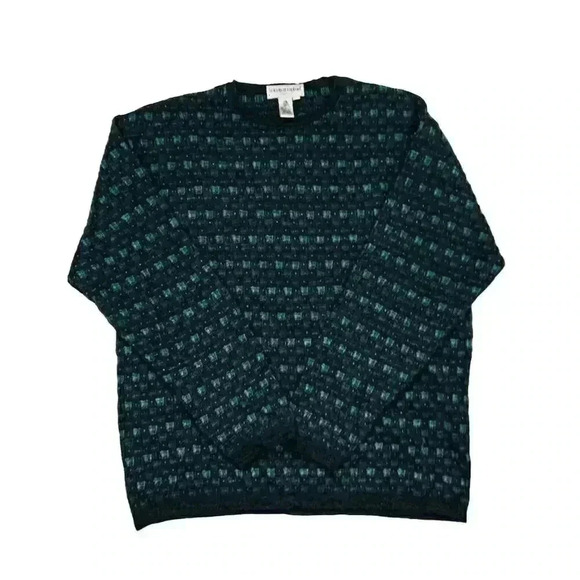 Vintage Tricots St Raphael Men´s L Wool Sweater Blue...